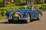 Jaguar XK 140, nahm an der Rundfahrt der ACL Classic tour teil. 09.05.2024