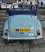 Auch dieser Morris Minor war zum Oldtimer Treff nach Remich gekommen. 20.04.2024