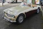 Austin Healy 100 / 6, ausgestellt beim Oldtimer Treff in Remich. 20.05.2024