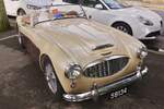 Austin Healy 100 / 6, ausgestellt beim Oldtimer Treff in Remich. 20.05.2024