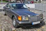 Mercedes Benz 280 SE, Trift beim Oldtimer Treff in Remich ein. 20.05.2024