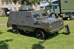 Sicherungsfahrzeug der luxemburgischen Armee, Motor V8; 5900 ccm; 175 PS. Tag der offenen Tür der Luxemburgischen Armee. 13.07.2025