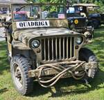 Willys Jeep, ausgestellt beim Tag der offenen Tr der luxemburgischen Armee.