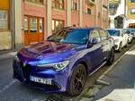 Alfa-Romeo Stelvio  Anodized Blue .