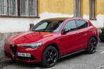 Hier ist ein Alfa-Romeo Stelvio zu sehen.