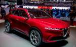 Alfa-Romeo Tonale, Studie der neuen Alfa Kompakt SUV.Foto: Autosalon Genf, 2019.