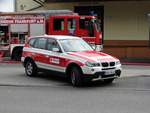 Malteser Katastrophenschutz BMW X3 am 30.09.17 bei der Katstrophenschutz Übung Frankopia im Frankfurter Osthafen