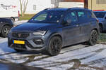 Cupra Ateca, aufgenommen auf einem Parkplatz. 01.2024