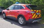 =Ford Kuga der Feuerwehr WERMELSKIRCHEN, gesehen auf dem Messeparkplatz der RettMobil 2025 in Fulda