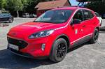=Ford Kuga als Kommandowagen der Feuerwehr HÜNFELD steht auf dem Ausstellungsgelände anl. der Feierlichkeiten  100 Jahre Feuerwehr HÜNFELD  im Juni 2025