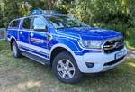 =Ford Ranger vom THW OV HÜNFELD steht bei der Fahrzeugausstellung anl.