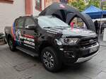 =Ford Ranger als Werbetr�ger f�r das DACHDECKER-ZENTRUM Hessen, gesehen auf dem Hessentag in Fulda, 06-2026