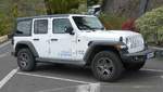 =Jeep Wrangler einer Autovermietung steht im Januar 2019 in Masca/Teneriffa