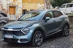 Kia Sportage Mk5 in der Farbe Yucca Stell Gray, gesehen in Februar, 2026.