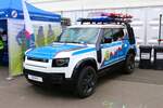 Bergwacht Schwarzwald Land Rover Defender am 12.05.23 auf dem Rettmobil in Fulda