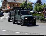 Land Rover unterwegs in Villars sur Ollon am 09.07.2023