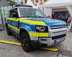 =Land Rover Discovery der LaPo HESSEN, ausgestellt beim Hessentag in Fulda, 06-2026