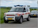 Land-Rover des Luxemburger Roten Kreuzes als Transportfahrzeug fr die Suchhundestaffel.