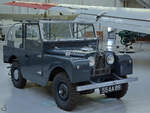 Ein Land Rover Series I Anfang September 2016 im Royal Air Force Museum in Cosford.