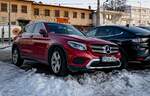 Mercedes-Benz GLC Mk1 pre-Facelift in der Farbe  Hyazinthrot .