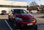 Mercedes-Benz GLE Coupé in Hyazinth Rot (Hyacinth Red) Foto: 04.2022.