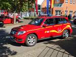 BF Mainz Mercedes Benz GLK KdoW16 am 16.09.17 beim Tag der offene Tür an der Wache 2 in Mainz Kastel der BF Wiesbaden