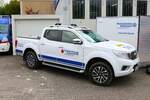 THW OV Bad Homburg Nissan Navara am 03.10.23 beim Tag der offenen Tür