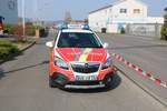 Feuerwehr Büdingen Opel Mokka KdoW am 14.04.19 beim Tag der offenen Tür