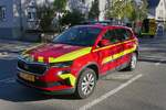 Skoda Karoq, des GCDIS, war am Tag des Zivilschutzes in Diekirch zu sehen.