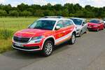 Feuerwehr Hattersheim Skoda Kodiaq KdoW am 11.06.22 in Eschborn beim der offenen Tür der Feuerwehr