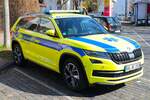 Veritas Ambulanz Skoda Kodiaq KdoW (Rettung Gerau 10/10-2) am 09.03.24 in Frankfurt am Main