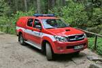 Am 8.6.2022 gab es in der Felsenwelt von Adrspach einen Rettungseinsatz. Daran beteiligt war auch dieses Toyota Feuerwehr Fahrzeug.