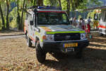 Toyota Land Cruiser, des Luxemburgischen Roten Kreuzes, war am Tag des Zivilschutzes in Diekirch vor Ort.