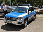 Wasserschutzpolizei Hessen VW Tiguan am 24.06.17 beim Tag der Offenen Tür des Polizeipräsidium Frankfurt zur 150 Jahr Feier