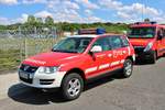 Feuerwehr Kleinostheim VW Touareg KdoW am 03.06.18 beim Tag der offenen Tür im Gefahrenabwehrzentrum Hanau 