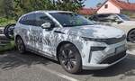 =Skoda Enyaq der Firma AUMANN, gesehen in Bad Reichenhall im August 2026