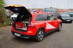 Werkfeuerwehr Daimler Truck Mercedes Benz GLC Plugin Hybrid KdoW (Florian Daimler 1/10-1) am 18.04.26 beim Blaulichttag in Henschel Museum Kassel