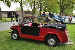 Fiat 600 Savio Jungla, zu Gast beim Oltimertreffen, Frühlingserwachen am Sportcentrum Loherhof Geilenkirchen , 1.Mai 2022