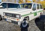 =Nissan Patrol steht auf dem Ausstellerparkplatz bei der Bulldogmesse in Alsfeld, 10-2025