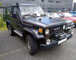 Toyota Landcruiser der Baureihe J7 SWB, wie er in den Jahren von 1984 bis 1990 produziert wurde.