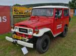 Toyota Landcruiser; BJ 1979; 136 PS war zum Oldtimertreffen in Warken gekommen. 21.07.2024