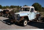 Old and Rusty: Abgestellter Willys 4x4 Pickup von 1947 bei den Grand Canyon Caverns in Arizona / USA. Aufgenommen am 25. September 2011.