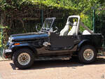 In Bochum stand Anfang August 2026 dieser Jeep CJ-7 auf einem Parkplatz.