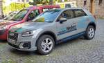 =Audi Q 2 der Fahrschule WEBER steht im August 2019 in Fulda