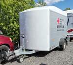 =Anhänger vom BRK Bereitschaft AUBING, abgestellt auf dem Parkplatz der 2025er Rettmobil in Fulda