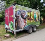=Anh�nger als Werbetr�ger f�r den Nationalpark KELLERWALD, gesehen auf dem Ausstellungsgel�nde beim Hessentag in Fulda, 06-2026