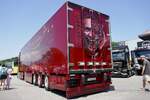 Heckansicht des Scania Sattelzuges  McGregor  von Sarantos am 20.6.26 bei der L�ndle Truckshow.