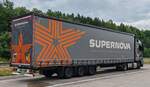 =MB Actros der Spedition SUPERNOVA rastet im Juni 2025 an der A 7