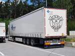 =Scania Streamline der Spedition JANMAR aus Polen rastet im Juli 2022 an der A 9