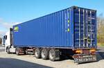 =DAF XF transportiert eine Wechselbrücke des Containervermieters SEACO, 04-2022